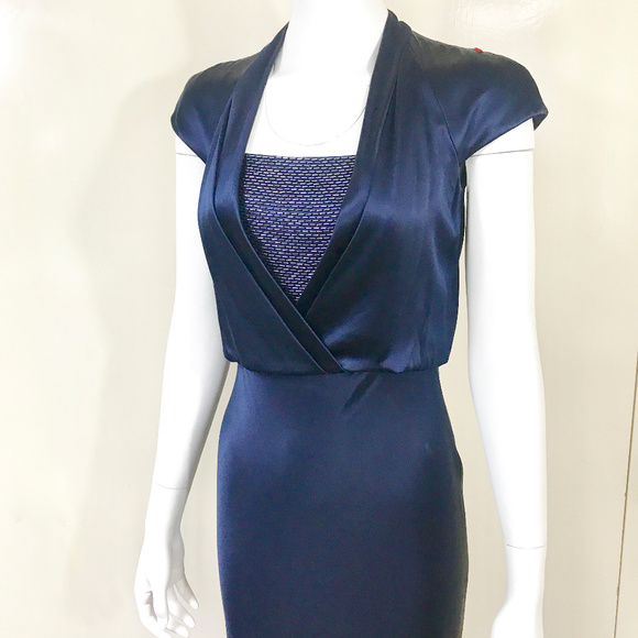 Carmen Marc Valvo Infusion Silk Prom/Formal Dress - Picture 2 of 9